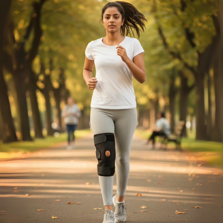HINGED KNEE WRAP (OPEN PATELLA)